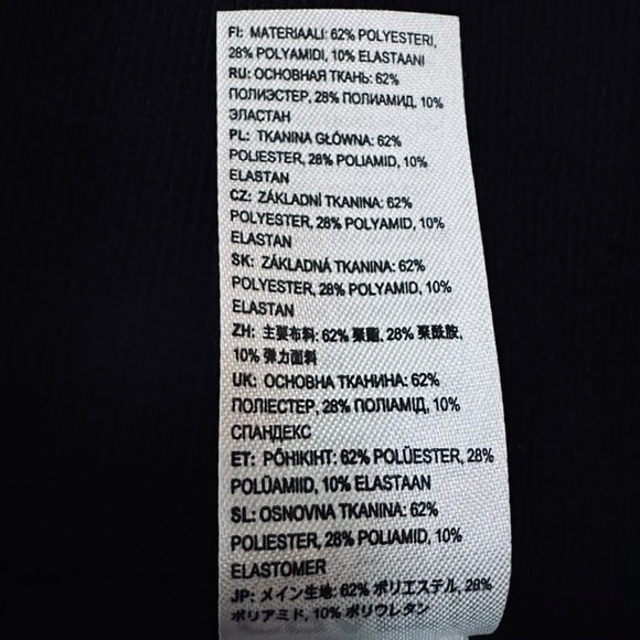 Craft Black M/L Leggings Athletic Mid Weight Stretch Workout Running Jogging - Picture 8 of 9